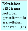 Szövegdoboz: Feltalálás:
váltóáramú motorok, generátorok és áramellátási rendszer (16 )